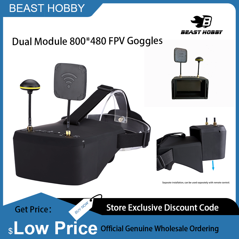 Skyzone Cobra X V2 Fpv Goggles - EV800D 5.8G 40CH Diversity FPV-Brille 5